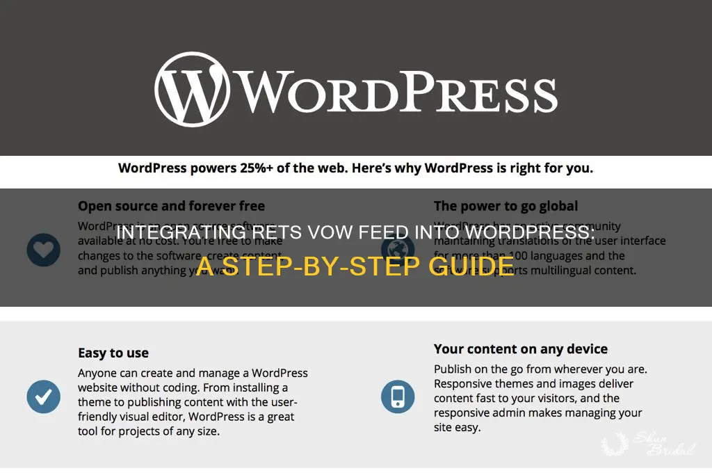 how to integrate rets vow feed into wordpress