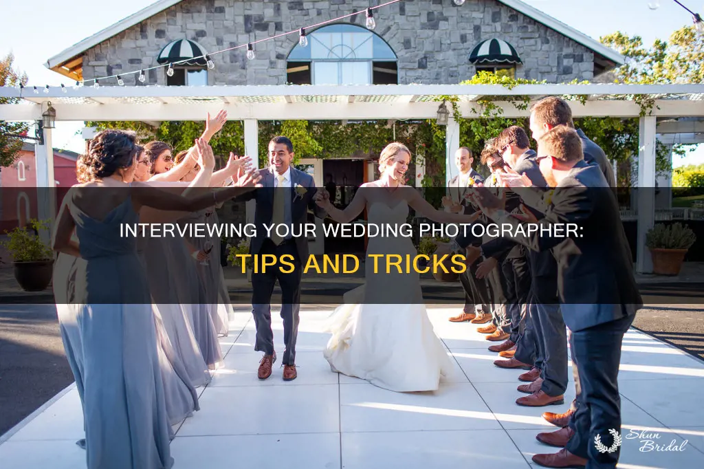 how to interview a photographer for wedding