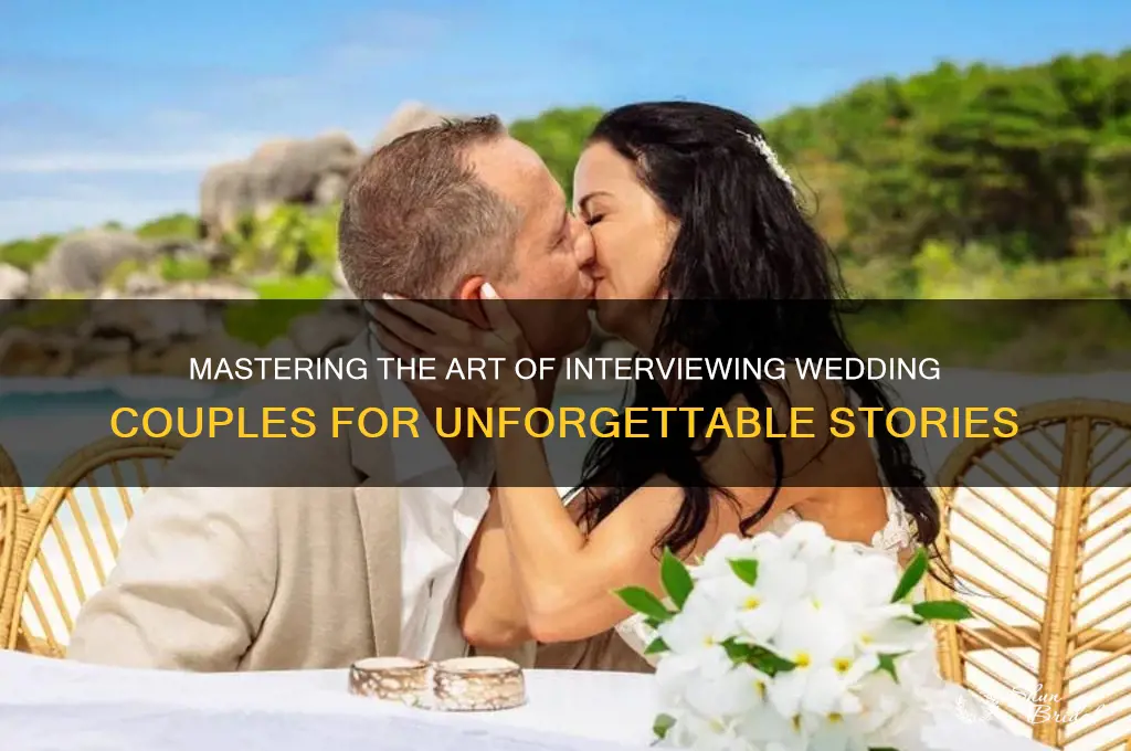 how to interview a wedding couple
