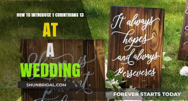 Love's Greatest Chapter: Introducing 1 Corinthians 13 at Your Wedding