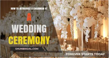 Elegant Introduction Tips for Honoring the Chairman at Your Wedding
