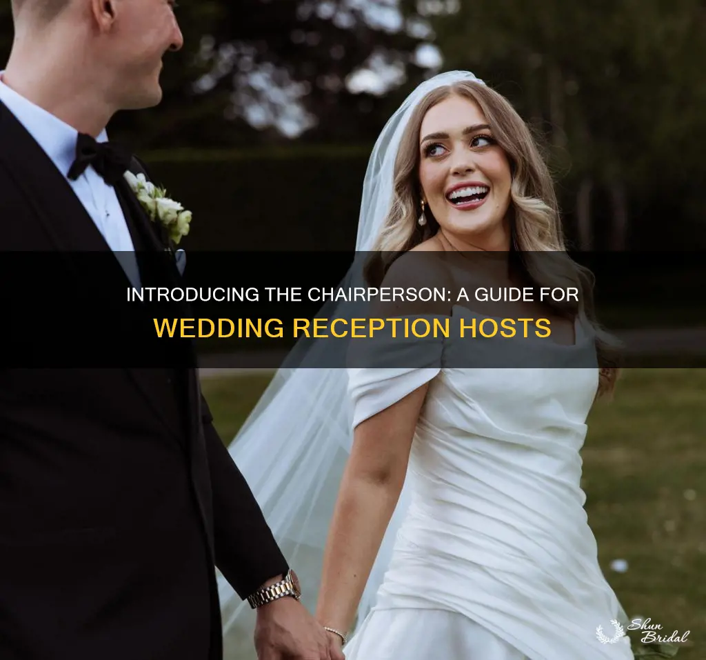 how to introduce a chairperson at a wedding reception