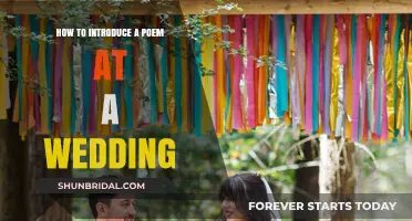 Elegant Tips for Introducing a Poem at Your Wedding Celebration