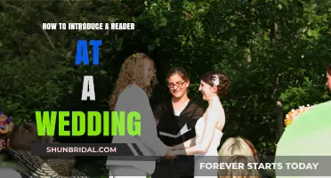 Mastering the Art of Introducing a Reader at Your Wedding Ceremony