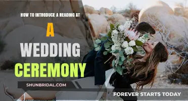 Elegant Tips for Introducing a Wedding Ceremony Reading