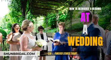 Guide to Presenting a Reading at Your Wedding