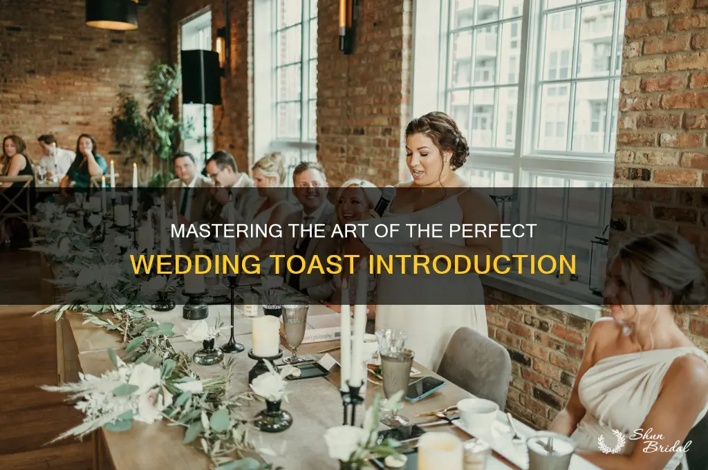 how to introduce a toast at a wedding
