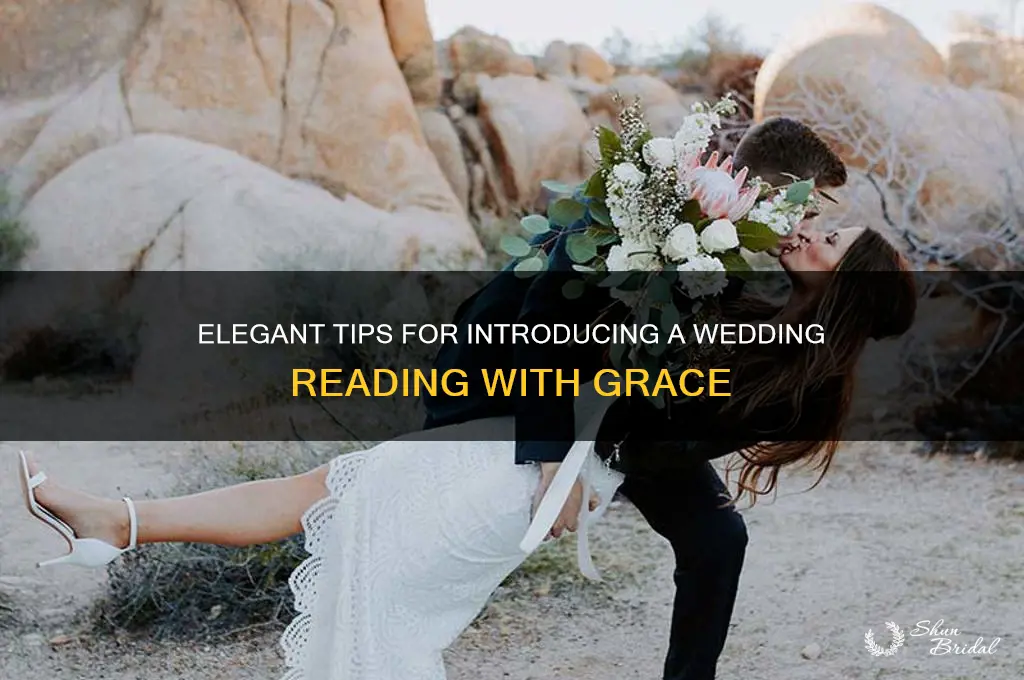 how to introduce a wedding reading