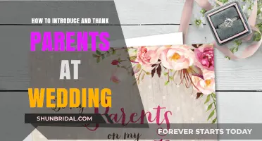 Honoring Family: Introducing and Thanking Parents at Your Wedding