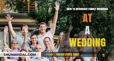 Introducing Family at Weddings: A Guide to Seamless Introductions