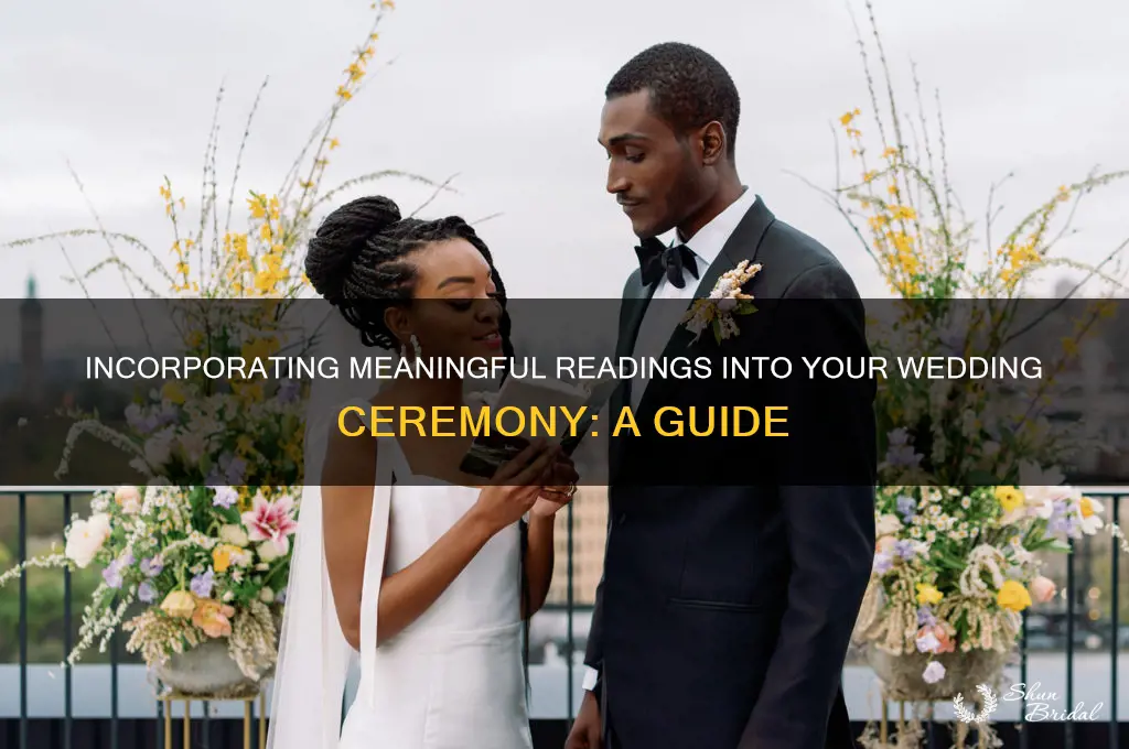 how to introduce readings into wedding cermon