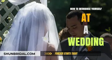 Mastering the Art of Introducing Yourself at a Wedding
