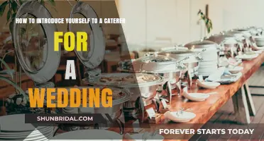 Perfect First Impression: Introducing Yourself to Your Wedding Caterer