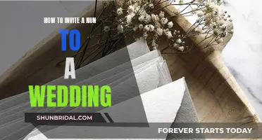 Guide to Inviting a Nun to Your Wedding Ceremony