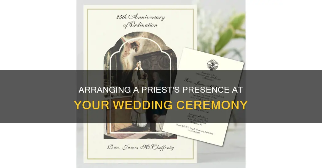 how to invite a priest to a wedding