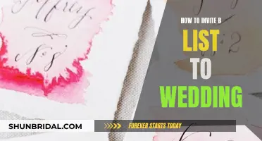 Strategizing Your B-List Wedding Guest List