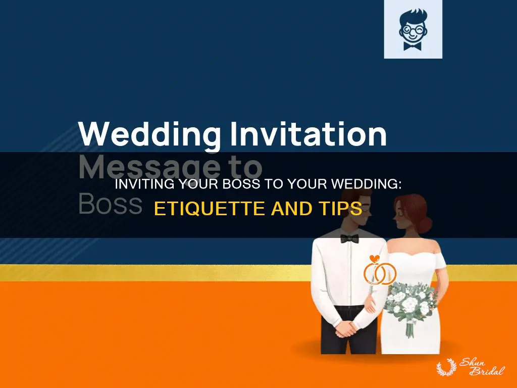 how to invite boss for wedding