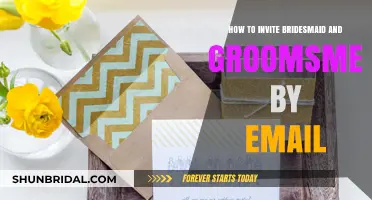Elegant Email Invitations: How to Ask Bridesmaids and Groomsmen to Join Your Wedding Party