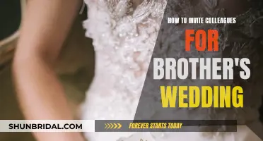 Colleague Conundrum: Inviting Coworkers to Your Brother's Wedding