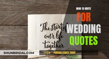 Crafting Heartfelt Wedding Quotes: Guide to Warm Invitations