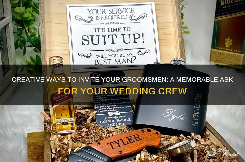 how to invite groomsman