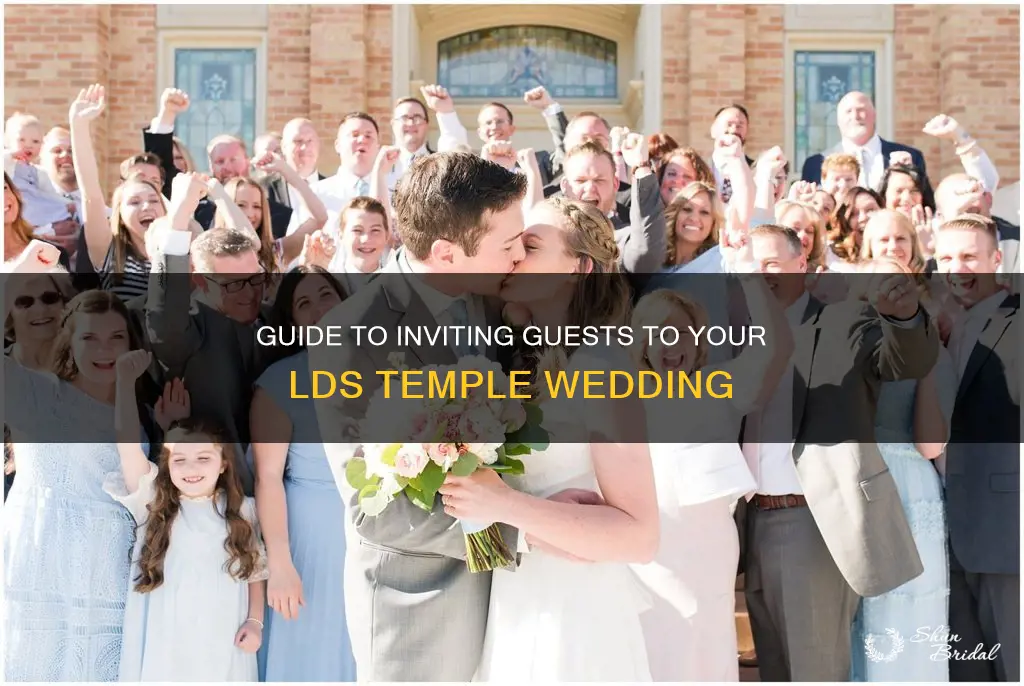 how to invite guests to a lds temple wedding