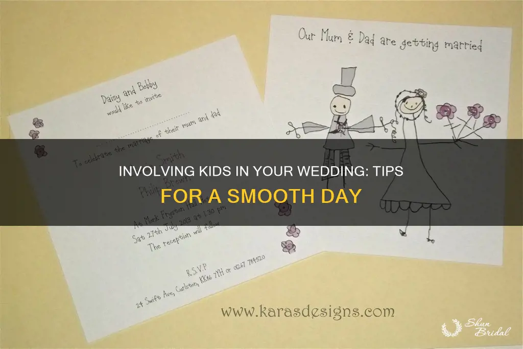 how to invite kids to a wedding