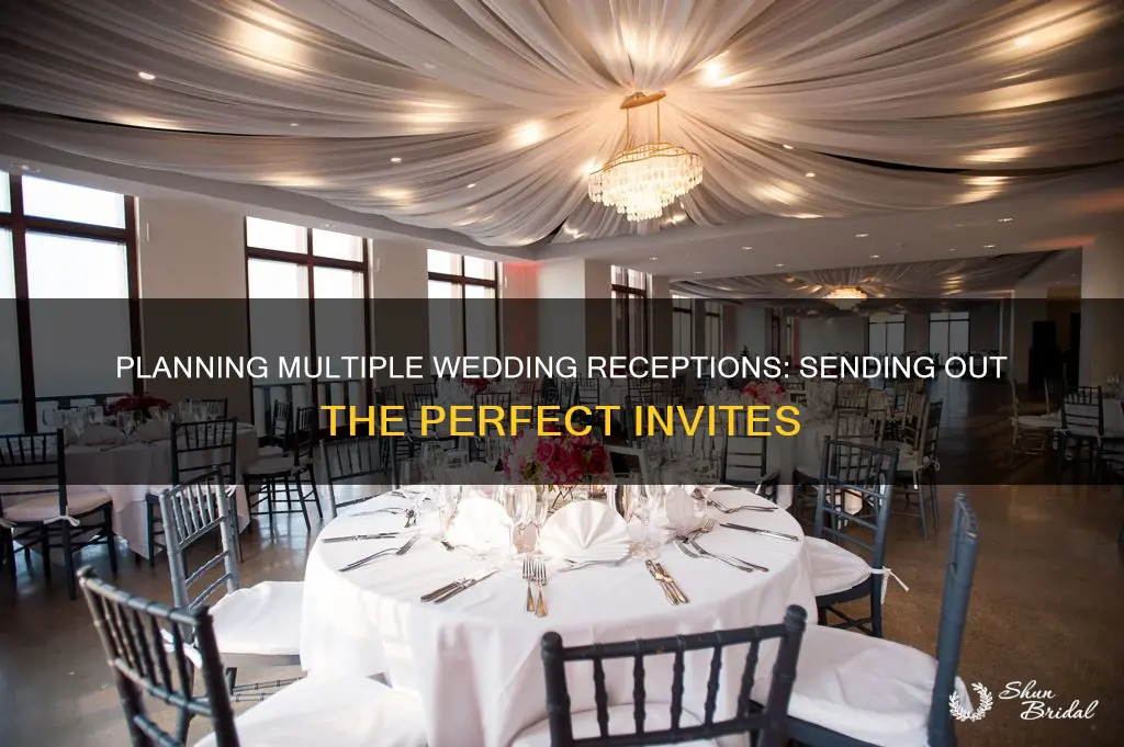 how to invite multiple wedding receptions