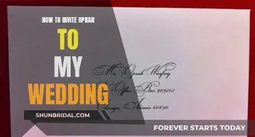 Oprah at My Wedding: How to Make It Happen