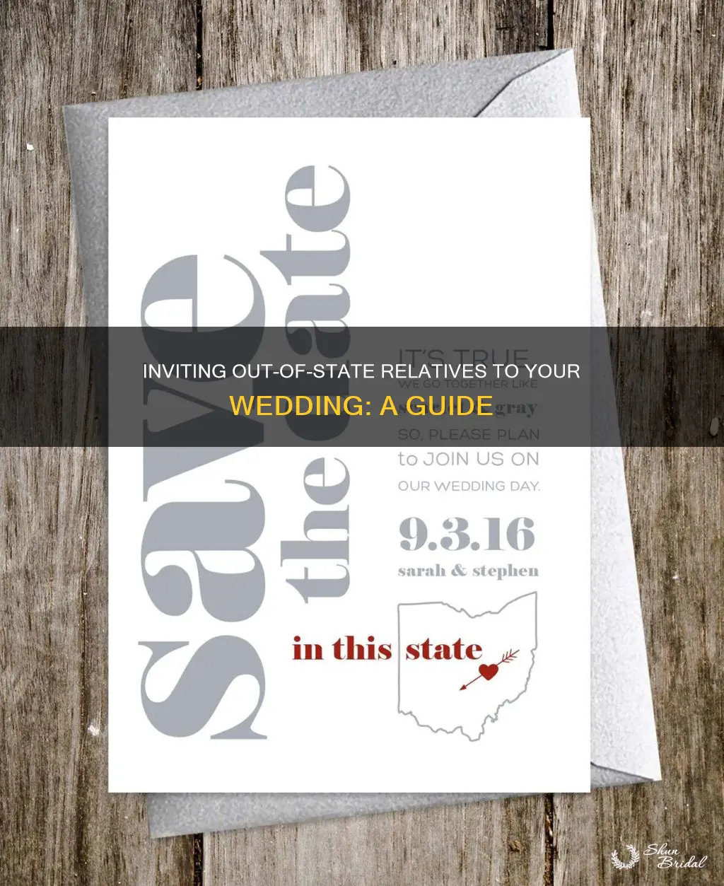 how to invite out of state relatives to a wedding