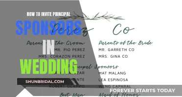 The Art of Asking: Wedding Principal Sponsors