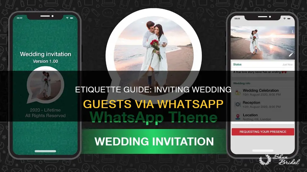 how to invite someone for wedding on whatsapp