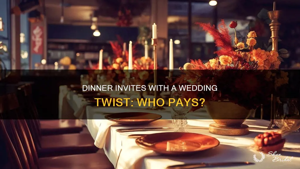 how to invite someone to dinner and they pay wedding