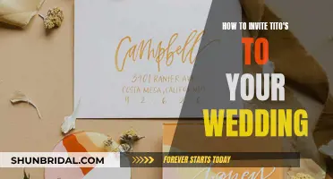 Tito's Wedding Invitation Guide: Etiquette and Tips