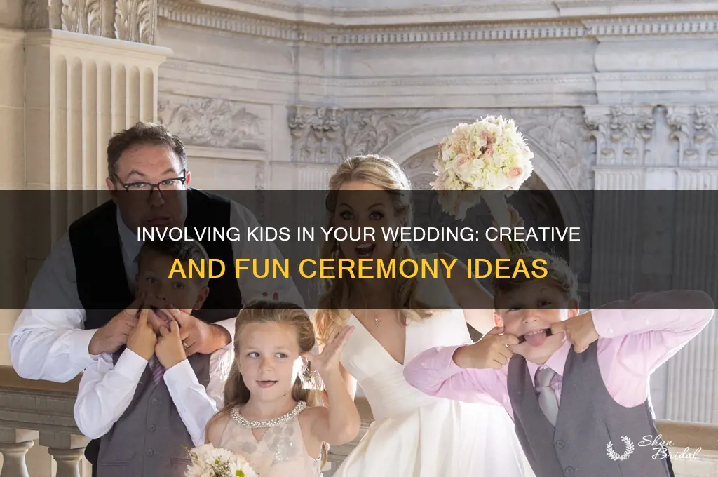 how to involve children in wedding ceremony