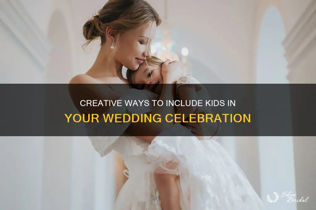 how to involve kids in the wedding