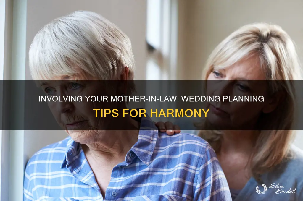 how to involve mother in law in wedding