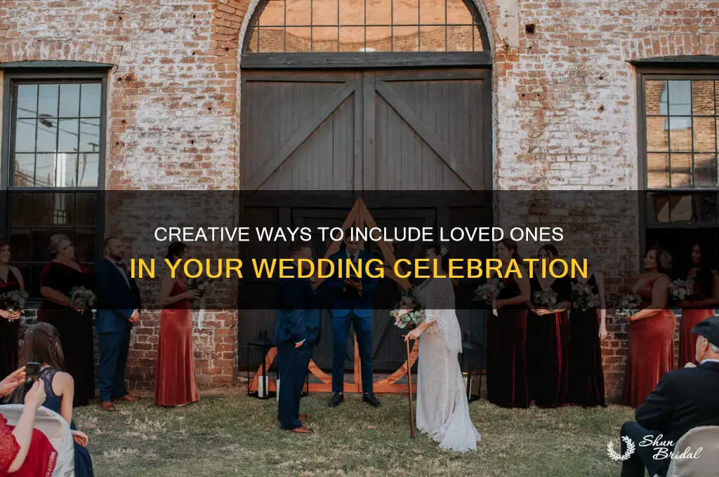 how to involve someone in a wedding