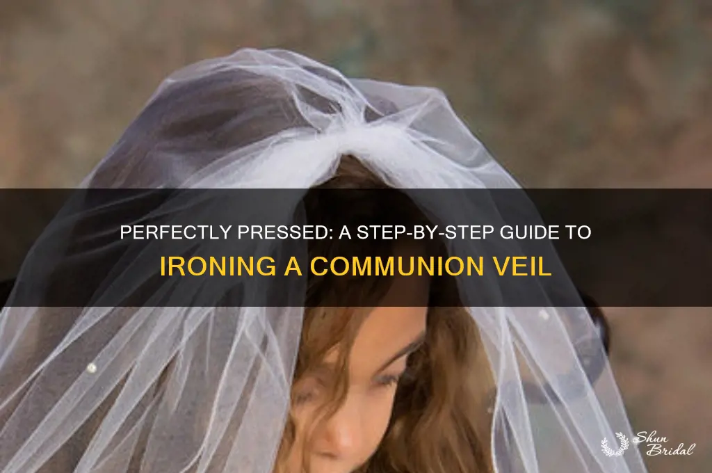 how to iron a communion veil
