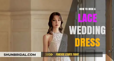 Ironing a Lace Wedding Dress: Tips and Tricks
