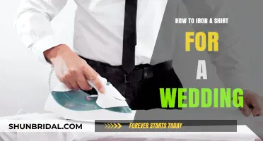 Mastering the Perfect Wedding Shirt: Ironing Tips for a Flawless Look