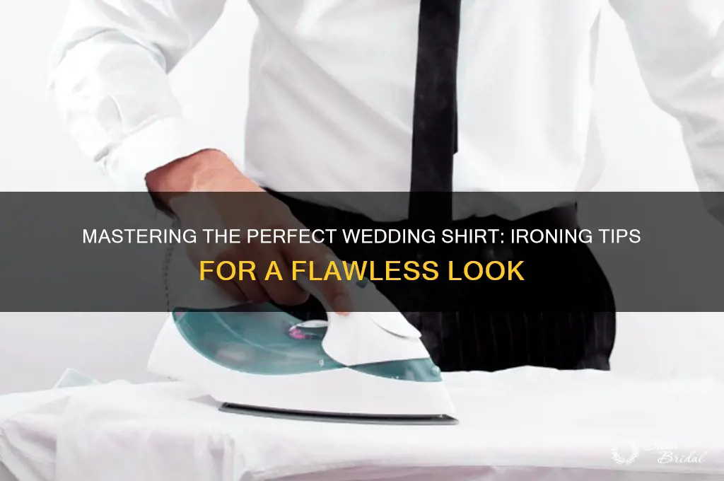 how to iron a shirt for a wedding