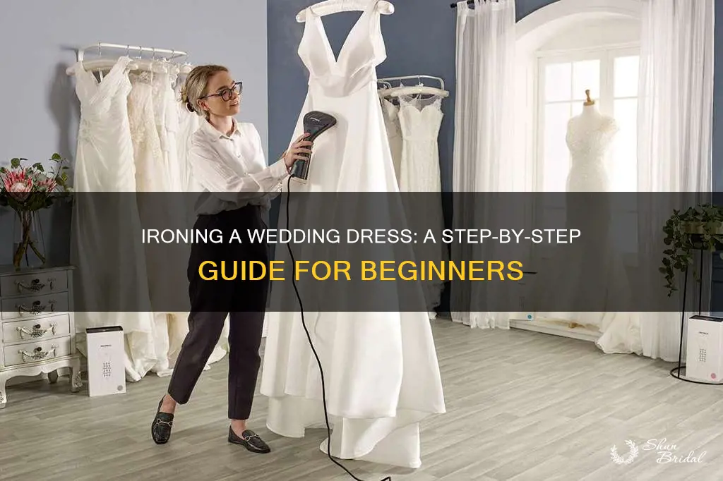 how to iron a wedding dress at home