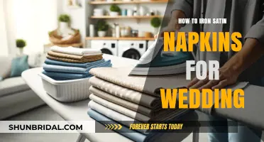 Perfectly Pressed Satin Napkins: A Wedding Table Setting Guide
