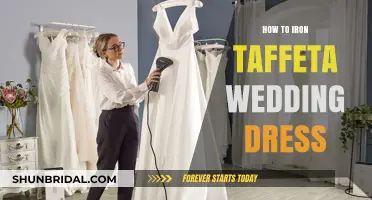 Ironing a Taffeta Wedding Dress: Tips and Tricks