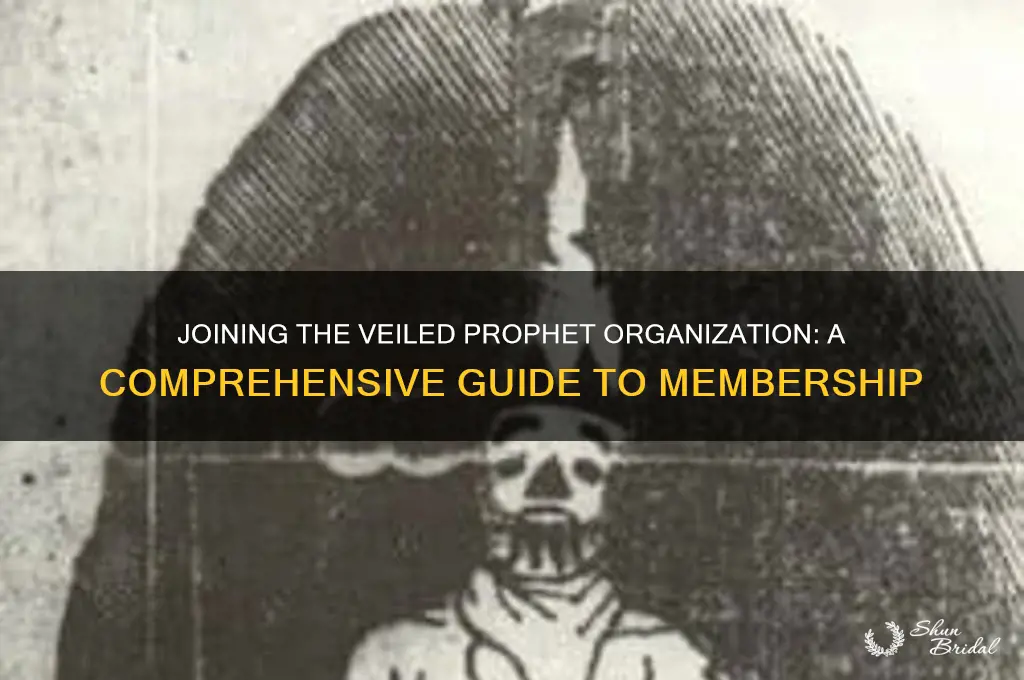 how to join the veiled prophet organization