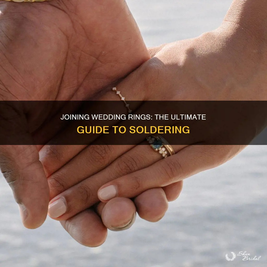how to join wedding rings together