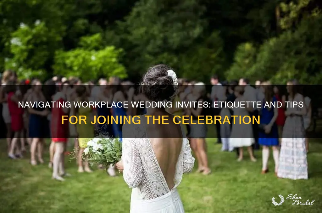 how to join weddings at work