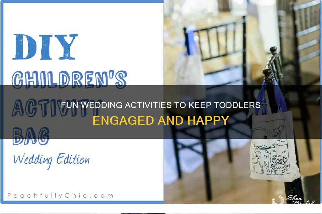 how to keep 2 year old entertained at wedding