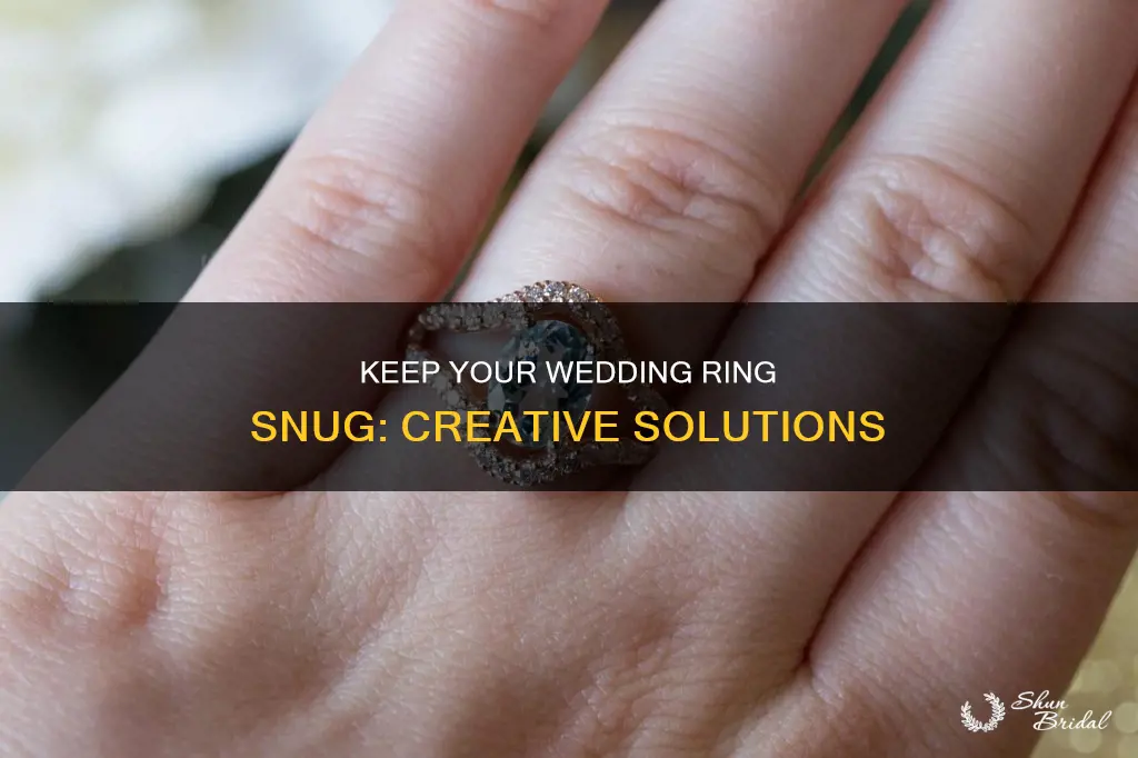 how to keep a loose wedding ring on
